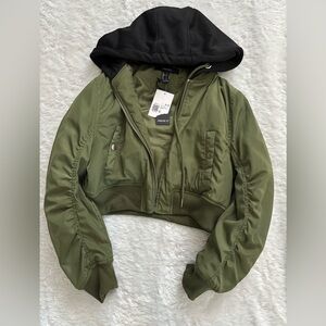 Green Bomber Jacket